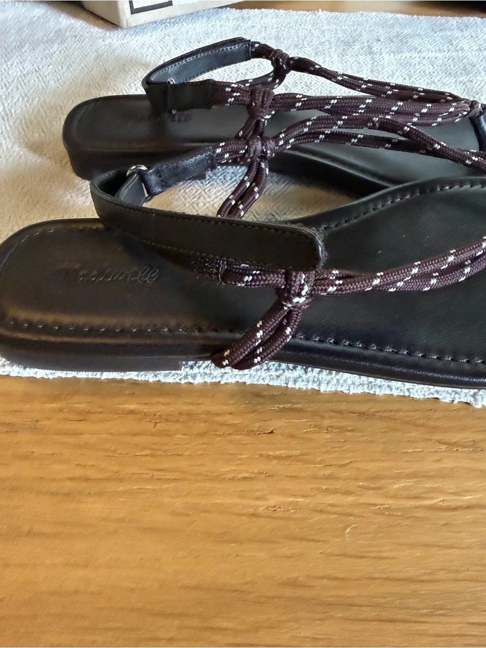 Madewell Paracord Braided Strap Sandals